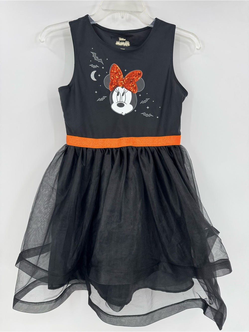 Disney Junior NEW Minnie Mouse Halloween Sequin Tulle Costume Dress NWT